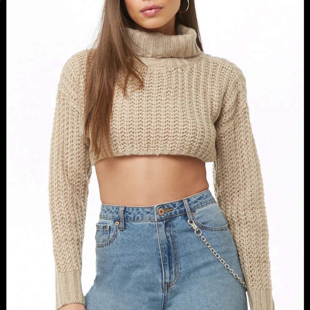 Forever 21 Cropped turtleneck